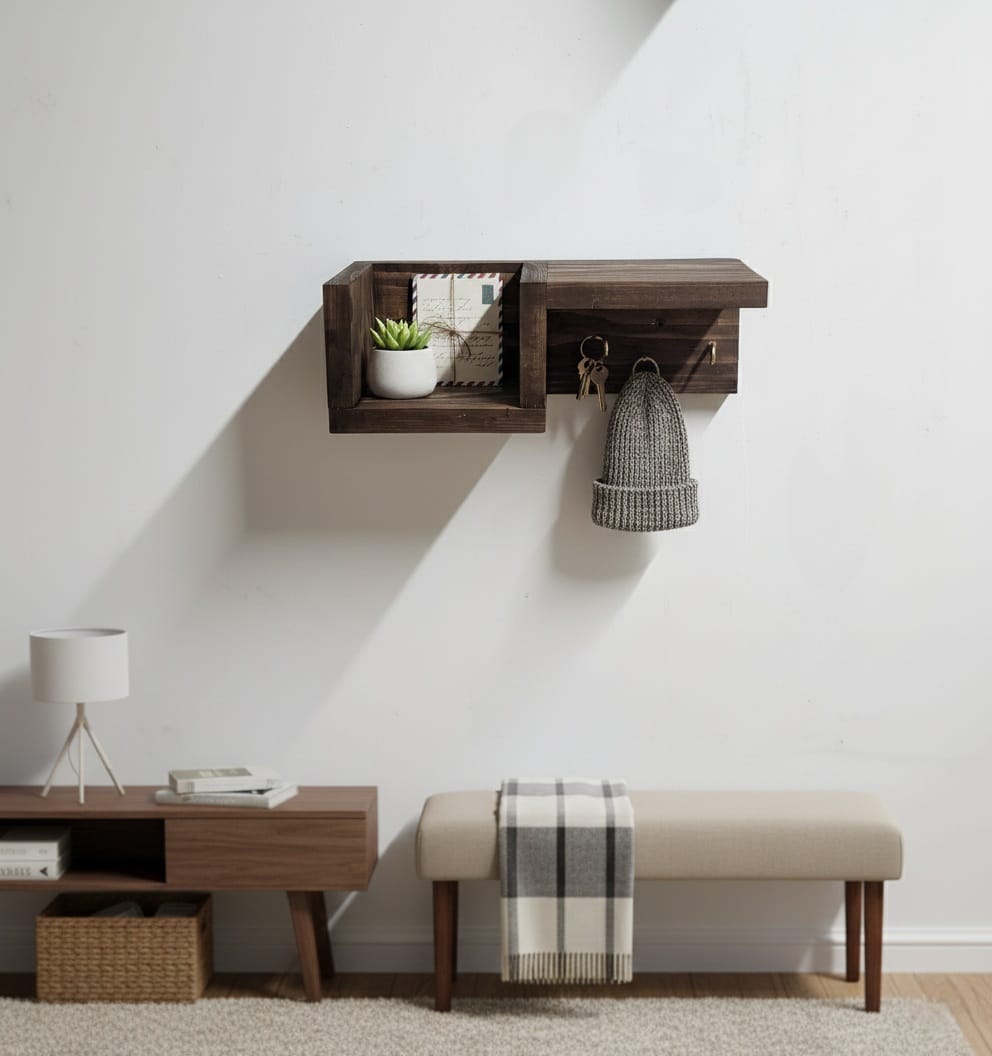 Modula Duvar Organizer Rafı